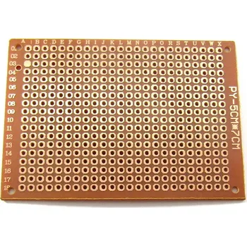 Plošný spoj Univerzální plošný spoj oboustranný 2 x 8 cm 