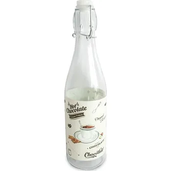 Sklenice Skleněná láhev s patentním uzávěrem TORO 540ml café bistro