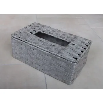 Dárková krabička Krabička na kapesníky šedá - krabička na kapesníky šedá, šhv= 25x14x10 cm