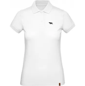 Dámská košile Dámská polokošile s potiskem - malá silueta - XS / Bílá