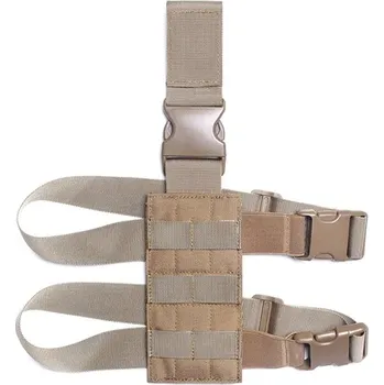 Univerzální taktické stehenní pouzdro Molle | zásobník na nohu - Opálené pouzdro na nohy