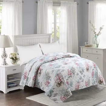 Přehoz na lůžko PROŠÍVANÝ PŘEHOZ PŘES POSTEL 200x240 cm - OCEÁN