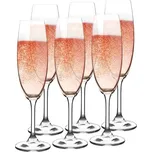 Bohemia Crystal Sklenice na šampaňské LARA 220ml 6ks