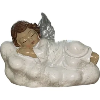 Vánoční dekorace Andílek na obláčku - Varianta A (8cm)