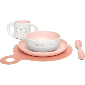 SUAVINEX Hygge Sada pro první stolování Růžová