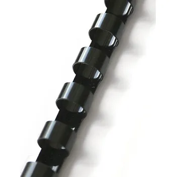 Kancelář plastový hřbet 10mm černá 100ks PH10KR21CE