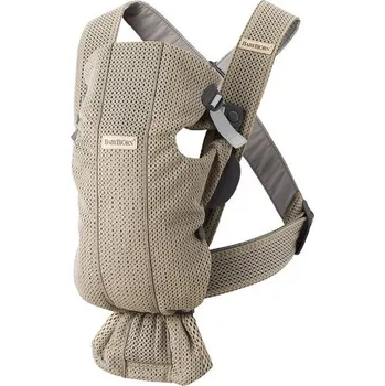 Dětské zboží BABYBJÖRN Nosítko Mini Grey beige 3D Mesh