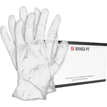 Pracovní oblečení Reis RVINEX rukavice bez pudru transparentní 100 Ks