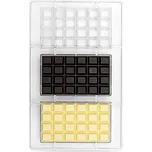 Polykarbonátová forma na čokoládu tabulka čokolády Decora
