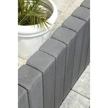 Zahradní obrubník BEST Palisáda URIKO výška 1200 mm, 160x160 mm antracitová