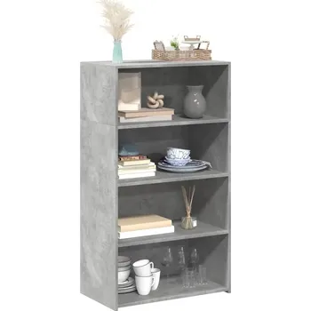 Příborník do zásuvky vidaXL Skříň highboard 70 x 41 x 124 cm kompozitní dřevo [846410] Barva: Betonová šedá
