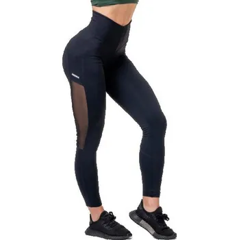 Dámské legíny Nebbia Mesh legíny s vysokým pasem 573 XS - růžová + DÁREK