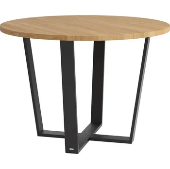 Jídelní stůl Take Me Home Dubový rozkládací jídelní stůl Rotondo 110-170 x 110 cm