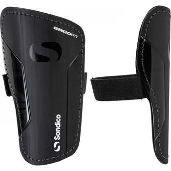 Pánské ponožky Sondico Flair Slip Shin Guards Black/White Adults (M)