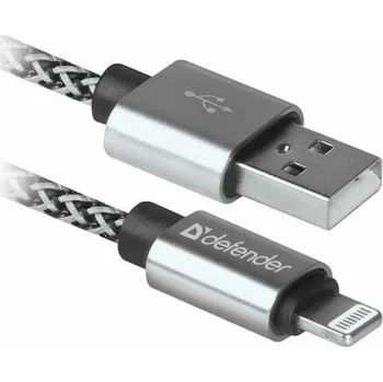 USB hub Defender USB-LIGHTNING 1,0m 2.1A bílý