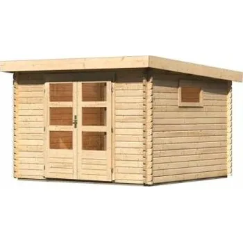 Zahradní stavba dřevěný domek KARIBU TRITTAU 3 (9295) natur