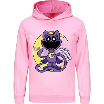 Chlapecký svetr Smiling Critters Dětská mikina s potiskem Smilings Critters CATNAP (mix barev) Barva: Růžová, Velikost: 2-3 roky (100)
