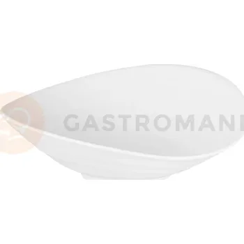 Mísa oválná z melaminu 175x155 mm, bílá | APS, Zen