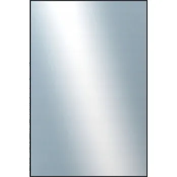 Zrcadlo DANTIK - Zrcadlo v rámu 80x120 | Hliníkový profil 02 černá matná