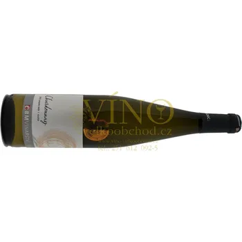 Víno BMVinařství Chardonnay 2016 pozdní sběr 0,75 l suché bílé víno Salon vín 2018