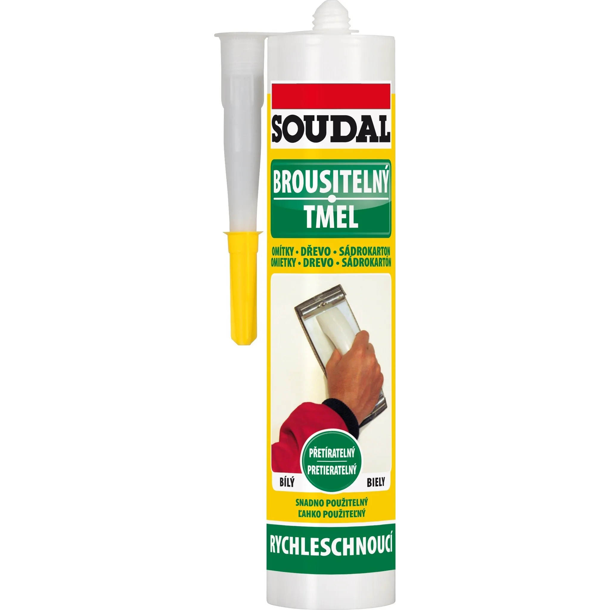 Fotografie 1 - Tmel Soudal Brousitelný tmel 310 ml