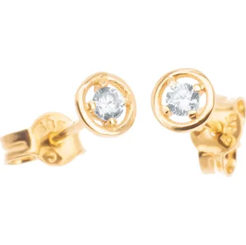 Náušnice Argento 6A014 Zlaté náušnice