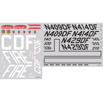 RC model Hangar 9 samolepky: OV-10 Bronco 20cc