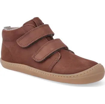 Dívčí obuv Zateplená barefoot kotníková obuv - Bob chocolate hnědá, KOEL4kids Velikost: 23