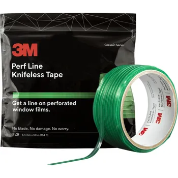 Lepicí páska Odřezávací páska 3M Perf Line pro řezání okenních fólií š. 6,4 mm
