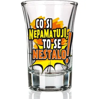 Sklenice Nekupto Vtipný panák - Co si nepamatuji, to se nestalo
