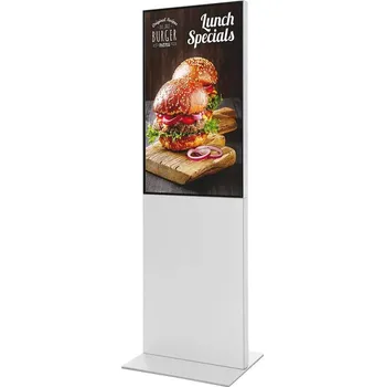 Kancelář Jansen Display Digitální totem Smart Line 43" bílý, s monitorem