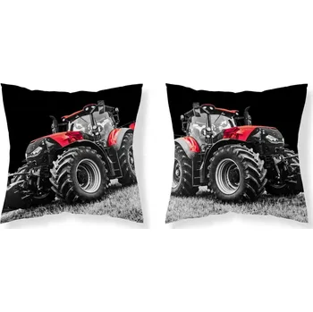 Povlak na dekorativní polštářek Povlak na polštářek Traktor red 40x40 cm