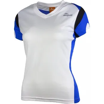 Běžecké oblečení Triko krátké dámské Rogelli EABEL bílo/modr/čer L