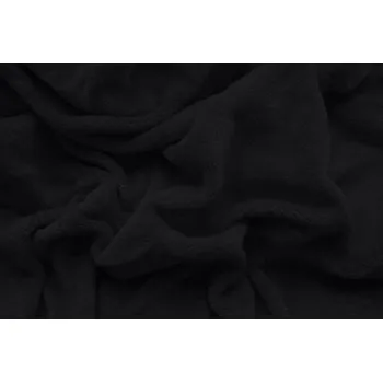 Prostěradlo PROSTĚRADLO MIKROPLYŠ 90x200cm - ČERNÉ