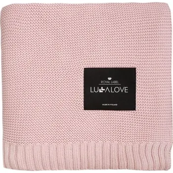 Dětská deka LULLALOVE Velká bambusová dečka Pudrová Růž