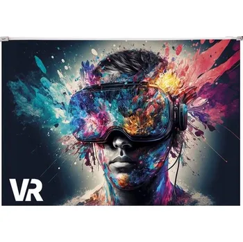 Obálka A4 PP s potiskem na zip VR