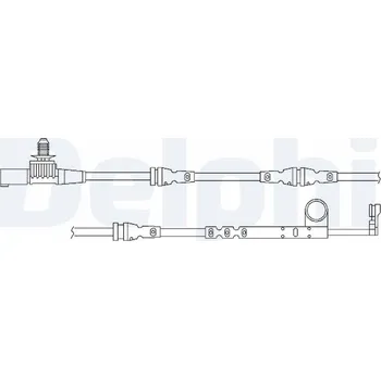 Auto-moto Výstražný kontakt, opotřebení obložení DELPHI LZ0229