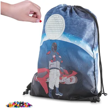 Školní sáček PIXIE CREW vak na záda DEREK MODRÝ