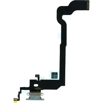 Flex kabel s nabíjecím portem pro iPhone X ORI - Šedý