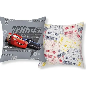 Povlak na dekorativní polštářek Povlak na polštářek Auta Cars Ready 40x40 cm