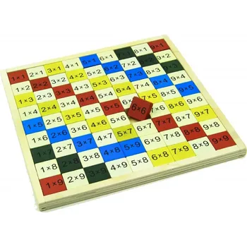 Hudební nástroj pro děti Malá násobilka - Kostičky (22x22 cm)