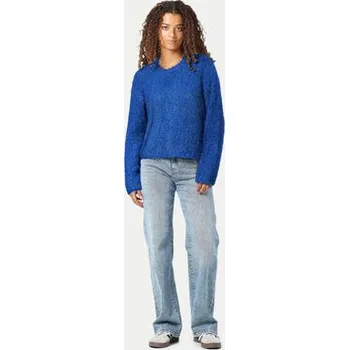 Dámský svetr Noisy May Svetr Sassy 27029424 Modrá Relaxed Fit L