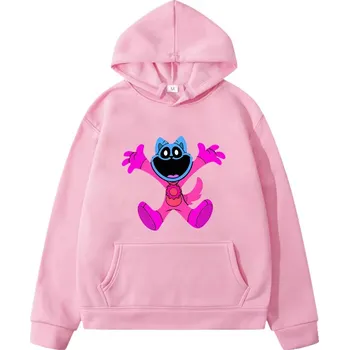 Chlapecký svetr Smiling Critters Dětská mikina s potiskem Smilings Critters s klokaní kapsu (mix barev) Barva: Růžová, Velikost: 150 (11-12 let)