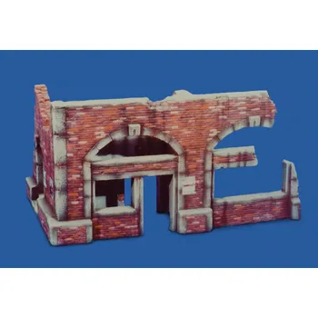 Plastikový model Royal Model 1/35 English command center ruin