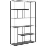 Take Me Home Černý kovový regál A-symetric 200 x 120 cm