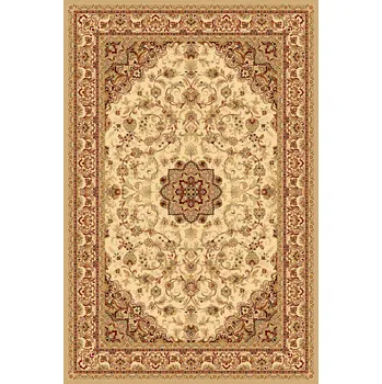 Koberec Vlněný koberec Agnella Isfahan Damo Krémový - 133 x 180 cm