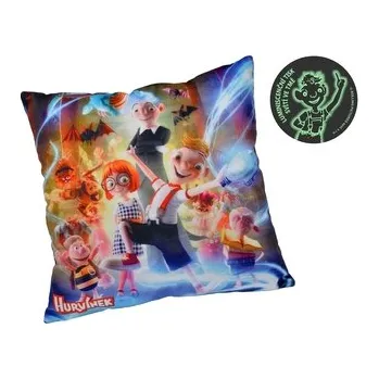 Polštář 30x30 cm Hurvínek luminiscenční, Loutky