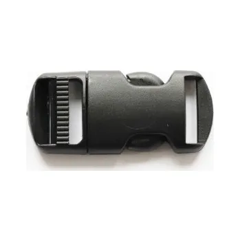 spona trojzubec ledvinkový 10mm černý -