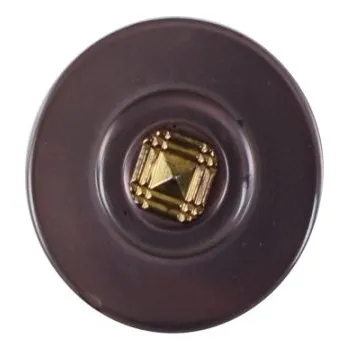 Knoflík Knoflík DILL 30226 PLASTOVÝ velký - Šedá, 18mm