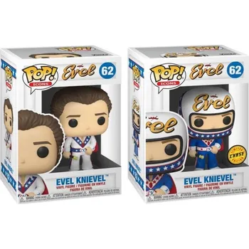 Hračka Funko POP Icons: Evel Knievel w/Cape (s možností CHASE verze)